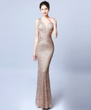【9色】ロングドレス キラキラ 宴会 誕生日 セクシー 着痩せ マーメイドドレス YH2-YEY16681#