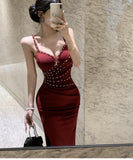 ロングドレス キャバドレス 宴会 パーティー エレガント セクシー 気質 スリート WQ2-ZED885592DXH238