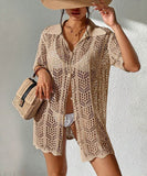 【3色】サンドレス ロングドレス シャツコーデ coolgirl おしゃれ クロシェ編み hot girl WQ2-CM81888