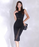 膝丈ドレスエレガントセクシーキャバドレスタイトドレスchic個性感着痩せ気質 WQ2-ZED882555BH506