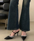 【2色】ハイヒール パンプス キラキラ 高見え おしゃれ パーティー 高級感 リボン WQ5-FZ-HS-2