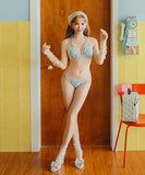 3点セット ビキニ 温泉 hotgirl 水着 着痩せ セクシー おしゃれ ホルターネック WQ7-SD3501