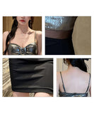 キラキラ ミニドレス  キャバドレス 谷間魅せ セクシー MY2-YM8762