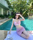 水着ホルターネックビキニワンピースモノキニタンキニハイウエスト海温泉 WQ7-GM-adn001