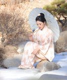 ゆかた 新作 かわいい 浴衣 キュート 大人 スウィート フラワー 花火大会　XH6-202402