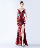 【8色】ロングドレス キラキラ パーティードレス ワンーショルダー お姫様 誕生日 演奏会 イベント宴会 WQ2-YEY31228#