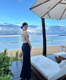 Lady's coco ロングドレス キャバドレス  セクシー フレンチスタイル 上品  ジャカード 着痩せ 秋新作 パーティー 二次会 LW2-CD6-157-82600460