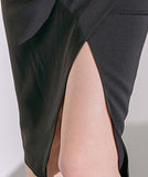 膝丈ドレスワンーショルダーセクシーエレガントキャバドレス非対称オフショルダー気質 WQ2-ZED888011A71