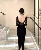 Lady's coco ロングドレス キャバドレス セクシー レースタイトドレス Vネック 上品 シルエット 二次会 披露宴 パーティー 女子会 LW2-OYF8726