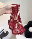 Lady's coco 下着 新作 セクシー 透け感 レース リボンショーツ 花柄 ガーリー 大人可愛いランジェリー LW8-YXx993