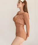 2点式セットビキニ水着UVカットモノキニセクシー体型カバービーチ海モノキニタンキニ旅行 WQ7-XYX-SYS1302