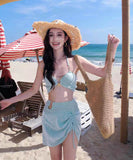 3点式セットビキニ水着ワンピビーチ海旅行ハワイセクシー温泉 WQ7-YWTY2532