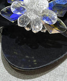 4色 透明 ピカピカ スリッパ リボン 脚長効果 透明感 ハイヒール WQ5-JJMX1098-115