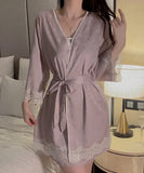 2色 かわいい 少女 セクシー 蝶結び パジャマ ルームウェア YH8-GR3921