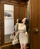 Lady's coco ミニドレス キャバドレス セクシー ウエストシェイプ デート LW2-XKDD452-1037-Sep10