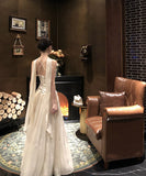 【2色】ロングドレス  マキシドレス イブニングドレス セクシー 上品 エレガント ハイネック パーティー レセプション JC2-CD1-119-99610780