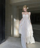 ロングドレス キャバドレス ピュアセクシー 上下2点セット 海辺リゾート 写真映え エーテル感 キレイめ JC2-XKDD337B-3868-Aug18