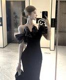 ロングドレス オフショルダー ベロア エレガント スタイリッシュ スリムフィット パーティー イベント JC2-ZED882614DXH437A