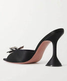 ハイヒール パンプス ダイヤモンド キラキラ スリッパ 美脚効果 歩きやすい 流行り party 9cm 百掛け ヒール 靴 WQ5-KLL999-8