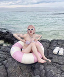 ビキニ セクシー 花柄 モノキニ 海辺 韓国っぽ 可愛い 水着 温泉 YH7-CF2382