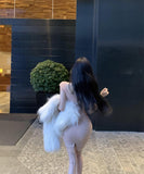 Lady's coco ミニドレス キャバドレス セクシー レトロ ウエストシェイプ パーティー デート LW2-XKDD335A-3135-Sep17