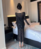 【4色】ロングドレス キャバドレス 2点セット  ボディコン エレガント メッシュ ナイトウェア パーティー 指名 JC2-DD5517