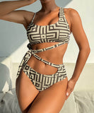 ビキニ水着花柄セクシー旅行ビーチ海モノキニタンキニ WQ7-XHL2537