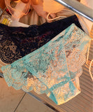 【9色】 下着 新作 セクシー  ローライズ レース シームレスショーツ 薄手 通気 コットン 抗菌加工 大人可愛い ランジェリー LW8-RS282#