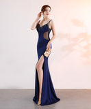 【6色】ロングドレス セクシー 谷間見せ party 気質 エレガント 宴会 YH2-YEY1536#