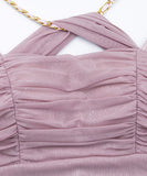 【4色】ミニドレスキャバドレスホルターネックセクシー谷間見せナイトクラブキャバクラ非対称キャバクラ WQ2-YM8830