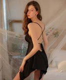 【5色】勝負下着 セクシーパジャマ  ルームウェア チュール Ｖネック 純欲 YH8-GR3245