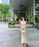 ロングドレスベアトップセクシーチュールエレガントマーメイドドレスナイトクラブ WQ2-DD4773