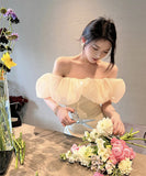 ひざ丈ドレス キャバドレス 肩出し 大人可愛い セレブ風 気質 MY2-MYK9339