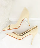 【2色】ハイヒール パンプス おしゃれ 高見え 7cm/9cm パーティー WQ5-DS3739-2