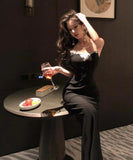 ロングドレスエレガントキャバドレスパーティーキラキラ誕生日ドレスセクシー気質宴会 WQ2-DD4158