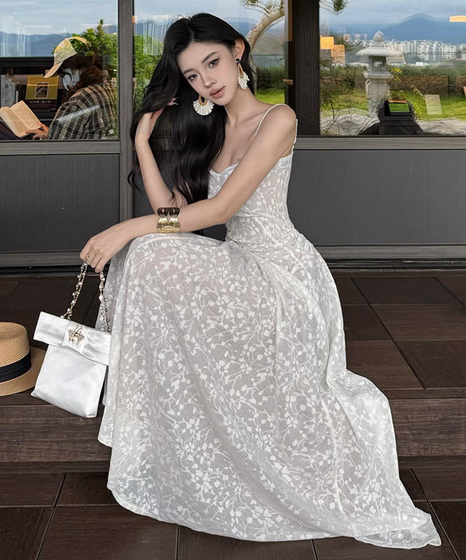 ロングドレスキャミワンピ花柄Aラインセクシー旅行エレガント気質着痩せ WQ2-CD1-119-99070650