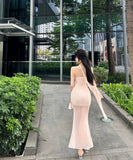 ロングドレスベアトップセクシーチュールエレガントマーメイドドレスナイトクラブ WQ2-DD4773