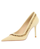 【2色】ハイヒール パンプス おしゃれ 高見え 7cm/9cm パーティー WQ5-DS3739-2