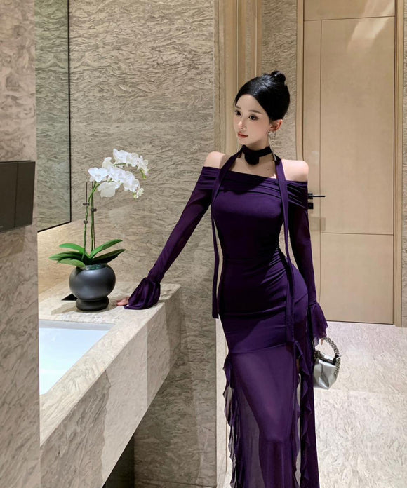 Lady's coco ロングドレス キャバドレス セクシー ボディコン マーメイドドレス 結婚式 二次会 披露宴 パーティー 上品 LW2-CD7-238-86960550