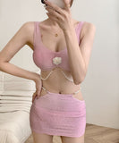 水着 モノキニ ビキニ かわいい 立体花 セクシー 温泉旅行 海辺 YH7-KSD1862