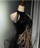 ロングドレス キャバドレス パーティードレス ブラック ロングドレス シルエット ハイネック マーメイドライン  誕生日 結婚式 披露宴 二次会 LW2-MBYDAL785529089441