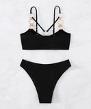 ビキニ モノキニ セクシー 海辺 着痩せ 肌見せ 水着 hot girl YH7-OL-DL037