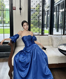 Lady's coco ロングドレス キャバドレス セクシー フレンチ ストラップレス オフショルダー 上品 高見え パーティー 結婚式 二次会 LW2-CD6-157-82710650