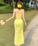 4点式セットビキニ水着花柄ワンピースレース体型カバー高級感セクシー温泉ビーチ海旅行SNS話題タンキニ WQ7-GM-adn007