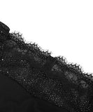 手作りドレスロングドレスレースセクシー高級感パフスリーブ宴会パーティー二次会着痩せ気質 WQ2-JY21687