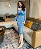 レース 手作り 膝丈ドレス エレガント セクシー チュール 高級感 YH2-JY20767