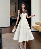 ロングドレスAラインエレガントレースセレブ風着痩せ気質高級感おしゃれ大人可愛い宴会パーティー WQ2-ZED889893GT347