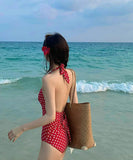 【2色】水着モノキニセクシータンキニビキニビーチ海ホルターネックバックレス旅行温泉露出控え 花柄 体型カバー WQ7-YQ-HHB475KYLL