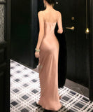 Lady's cocoロングドレス セクシー ボディコン キャバドレス マーメイドドレス  結婚式 二次会 披露宴 パーティー 上品 高級感 LW2-CD6-141-92990600
