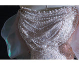 【2色】ロングドレス キャバドレス パーティードレス オフショルダー スパンコール マーメイドドレス エレガント パーティー 結婚式 二次会 LW2-TLG052101